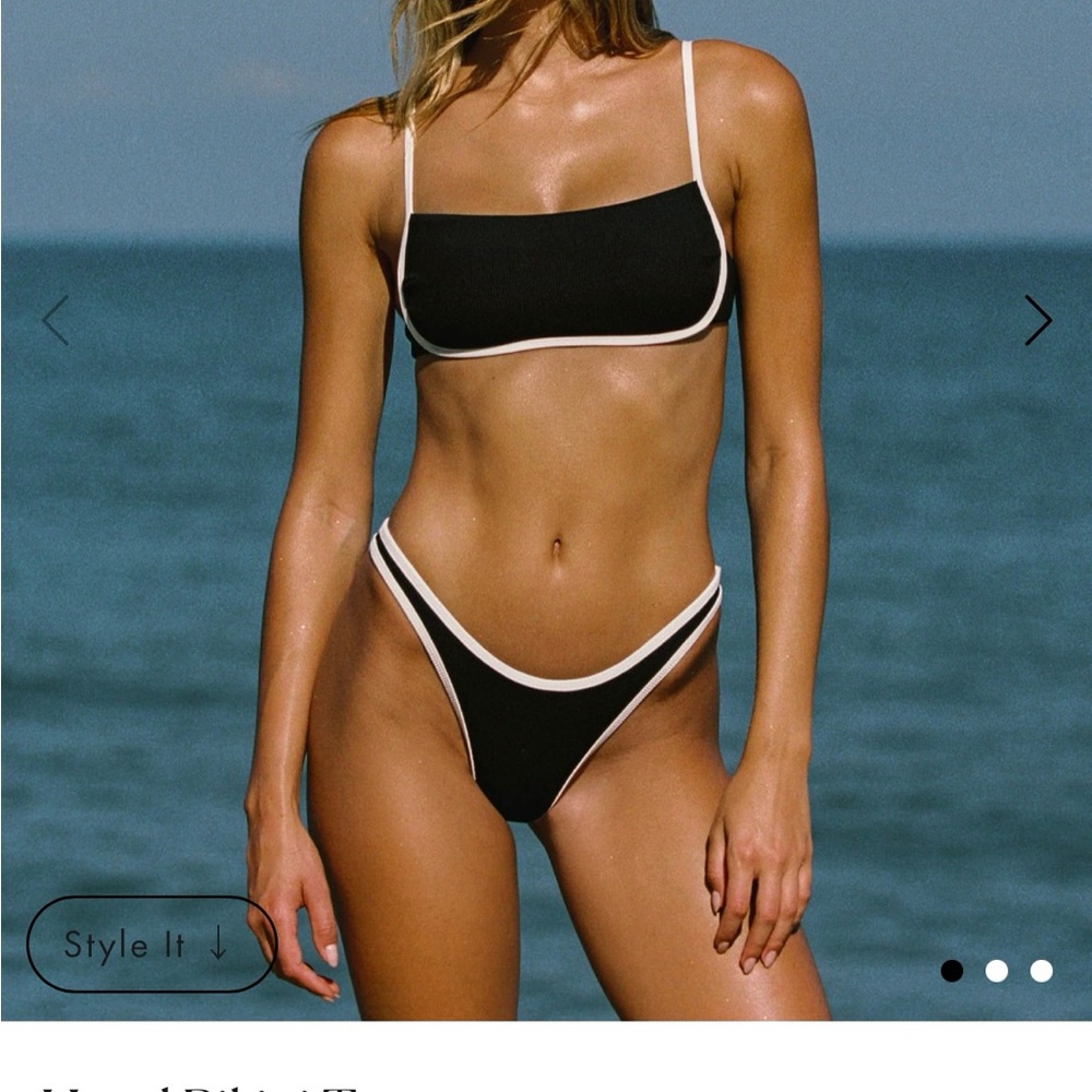 L Space Hazel Bikini Ribbed Top and Tommy Bikini Bottom